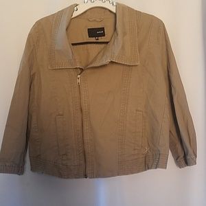 HURLEY TAN MOTO JACKET